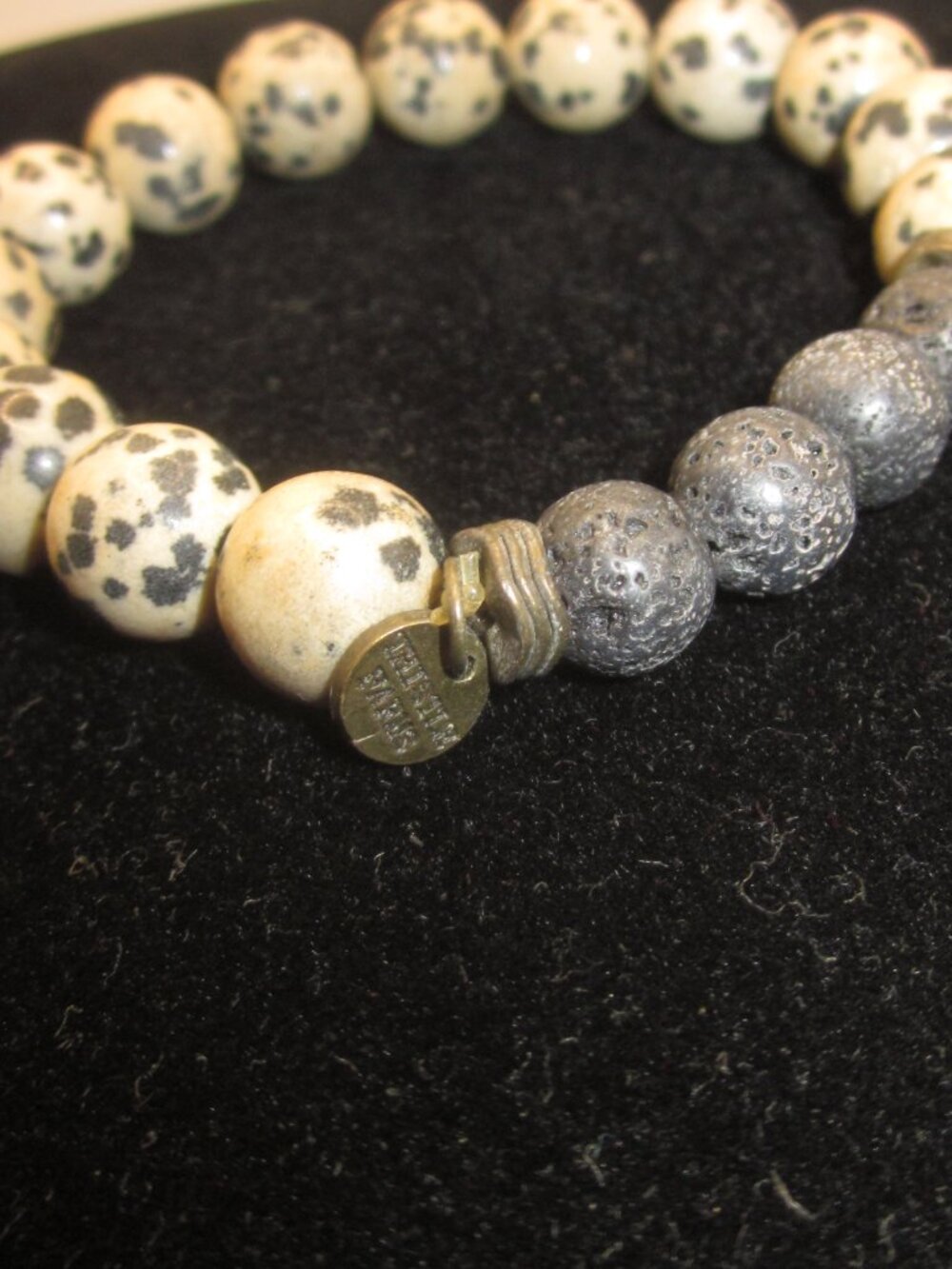 Thistle Farms Dalmation Jasper Bracelet - Picture 2 of 3